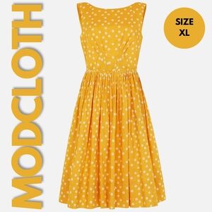 ModCloth/Emily & Fin Abigail Ditsy Jasmine Floral Dress Size XL